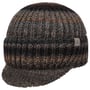 Bonnet en Tricot avec Visière Viliona by Lierys marron-noir