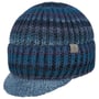 Bonnet en Tricot avec Visière Viliona by Lierys bleu-gris
