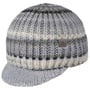 Bonnet en Tricot avec Visière Viliona by Lierys gris clair