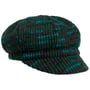 Casquette Gavroche en Tricot Pialou by bedacht vert foncé