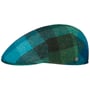 Casquette John Hanly Wool Check by Lierys bleu-vert