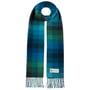 Écharpe John Hanly Wool Check by Lierys bleu-vert