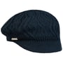 Casquette Gavroche en Tricot Annelie by Seeberger bleu foncé