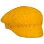 Casquette Gavroche en Tricot Annelie by Seeberger jaune