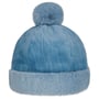 Bonnet à Pompon Fake Fur by Seeberger bleu