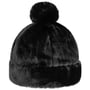 Bonnet à Pompon Fake Fur by Seeberger noir