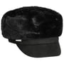 Casquette Marin Faux Fur by Seeberger noir