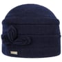 Bonnet en Laine Foulée Classic Uni by Seeberger bleu foncé