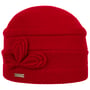 Bonnet en Laine Foulée Classic Uni by Seeberger rouge