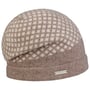 Bonnet Headsock Twotone Check by Seeberger beige