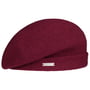 Béret à Revers en Laine Foulée by Seeberger raspberry