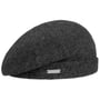 Béret à Revers en Laine Foulée by Seeberger anthracite