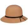 Chapeau Cloche Piavesca Wool by Seeberger camel