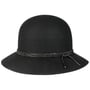 Chapeau Cloche Piavesca Wool by Seeberger noir