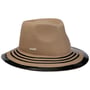 Chapeau en Laine Shiny Details Fedora by Seeberger camel
