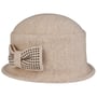 Chapeau en Laine Foulée Manja by Seeberger beige clair