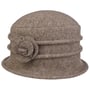Chapeau en Laine Foulée Beata by Seeberger taupe