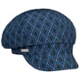Casquette de Pluie Twotone Newsboy by Seeberger bleu foncé
