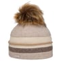 Bonnet en Laine Foulée Stavella by Seeberger beige