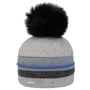 Bonnet en Laine Foulée Stavella by Seeberger gris-bleu