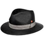 Chapeau Panama Gero Contrast Band by Mayser noir-gris