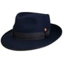 Chapeau en Feutre de Poil Mio Bogart by Mayser bleu foncé