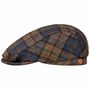Casquette Frankie Soft Check Shetland by Mayser bleu-beige