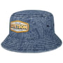 Chapeau en Coton Paisley Logo Bucket by Stetson bleu