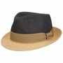 Chapeau de Raphia Twotone Toyo Trilby by Stetson bleu foncé