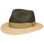 Chapeau de Raphia Twotone Traveller by Stetson olive foncé