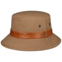 Chapeau en Tissu Chino Twill Bucket by Stetson marron