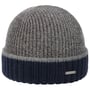 Bonnet en Laine Contrast Edge by bugatti gris-bleu
