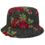 Chapeau en Laine Flower Bucket by Gebeana anthracite