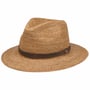 Chapeau en Paille Crochet Rollable by Stetson nature-marron