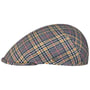 Casquette Roverton Check by Lierys bleu foncé