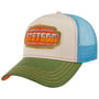 Casquette Trucker Lightning by Stetson vert-bleu