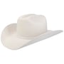 Chapeau en Laine Macova Western by JJ Hats blanc crème