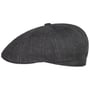 Casquette en Lin Bricksford 8 Panel by Stetson gris foncé