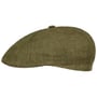 Casquette en Lin Bricksford 8 Panel by Stetson olive foncé