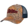 Casquette Trucker Vintage Print by Stetson beige-bleu
