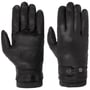 Gants en Cuir Freddie by Pearlwood noir