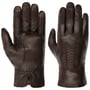 Gants Gates Touchscreen by Pearlwood marron foncé