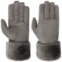 Gants en Cuir Emma by Pearlwood gris