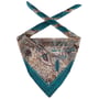 Foulard en Soie Hoc by Christine Headwear beige-bleu