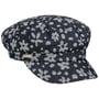 Casquette Marin Flower Denim by Seeberger bleu foncé