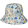 Chapeau en Coton Floral Pattern by Seeberger beige-bleu