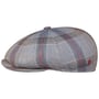 Casquette Lorente Check by Alfonso D’Este bleu pigeon