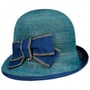 Chapeau en Paille Caliveta Chrochet by bedacht bleu foncé