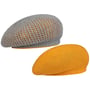 Béret en Tricot Réversible by bedacht gris-jaune