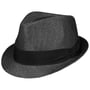 Chapeau en Tissu Herringbone Trilby by Lipodo anthracite